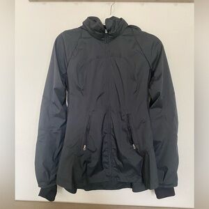 Lulu Lemon Black Zip up Jacket Hoodie